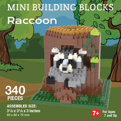 Mini Building Block Raccoon