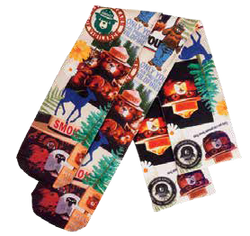 Smokey POP ART Collage Socks