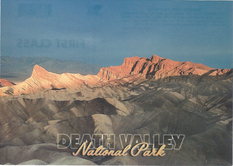 5X7 Death Valley Mountains Postcard 
