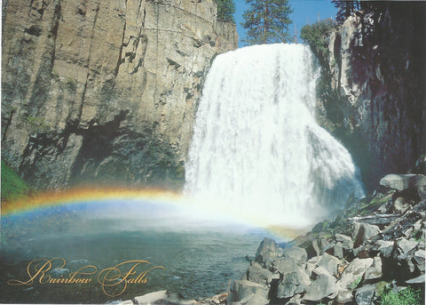 5X7 Rainbow Falls Postcard 