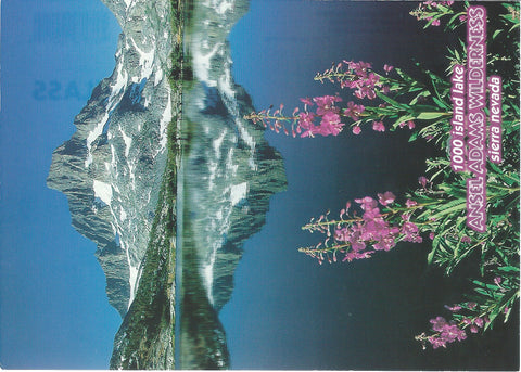 5X7 1000 Island Lake Sierra Nevada Postcard 
