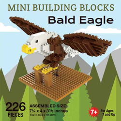 Mini Building Block Bald Eagle
