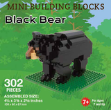 Mini Building Block Black Bear