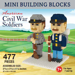 Mini Building Block Civil War Soldiers