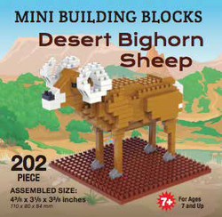 Mini Building Block Desert Bighorn Sheep