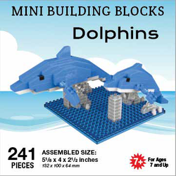 Mini Building Blocks Dolphins