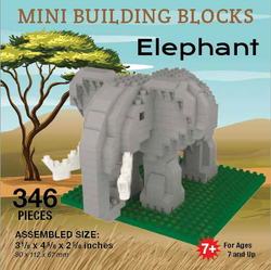Mini Building Block Elephant