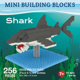 Mini Building Block Great White Shark