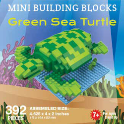 Mini Building Block Green Sea Turtle