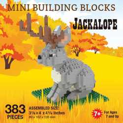 Mini Building Block Jackalope