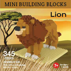 Mini Building Block Lion