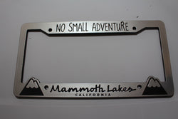 Mammoth Lakes License Plate Frame 