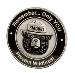 Smokey REMEMBER Logo 3D Acrylic Magnet