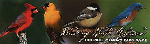 Birds Of North America Memory Card Game