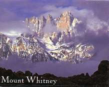 Mt. Whitney Cloudy Magnet 
