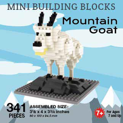 Mini Building Block Mountain Goat