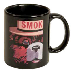 Smokey FIRE EYE Black Mug