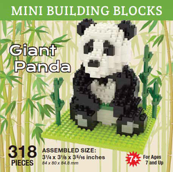 Mini Building Block Panda