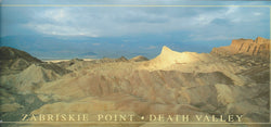Panoramic Zabriskie Point Postcard 