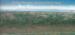 Panoramic JMT Trail Map Postcard 