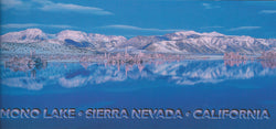 Panoramic Mono Lake Winter Postcard 
