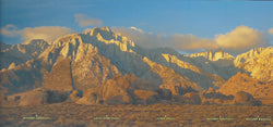 Panoramic Mt. Whitney Range Postcard 