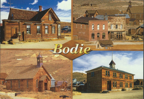 Bodie Town Buildings Postcard-QTY=50