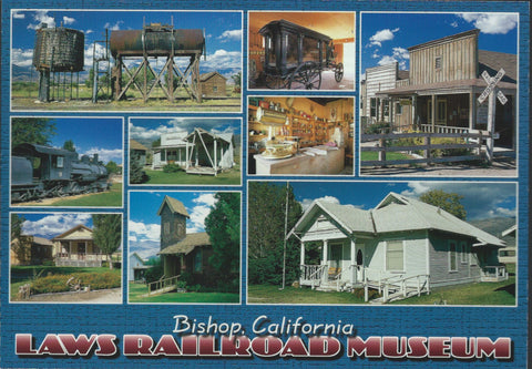 Laws Railroad Museum Bishop Postcard-QTY=50