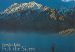 Fish The Sierra Crowley Lake Postcard-QTY=50