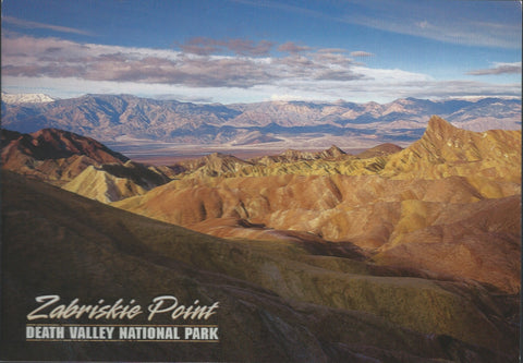 Zabriskie Point Death Valley Postcard-QTY=50