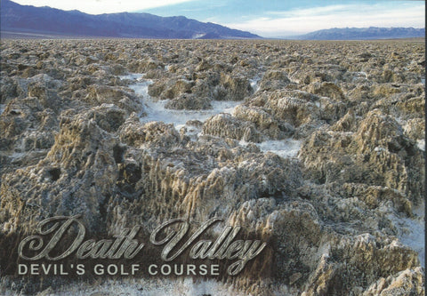 Devil's Golf Course Death Valley Postcard-QTY=50