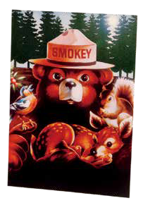 Smokey ANIMAL FRIENDS Postcard-QTY=50