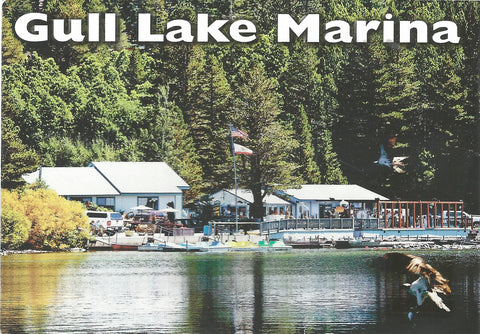 Gull Lake Marina Postcard-QTY=50