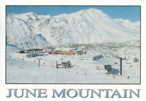 June Mountain Ski Postcard-QTY=50
