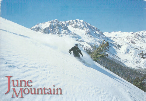 June Mountain Snowboarding Postcard-QTY=50