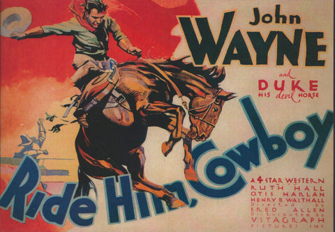 Ride Him Cowboy Postcard-QTY=50