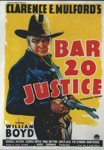 Bar 20 Justice Postcard-QTY=50