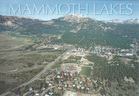 Mammoth Lakes Aerial Town Postcard-QTY=50