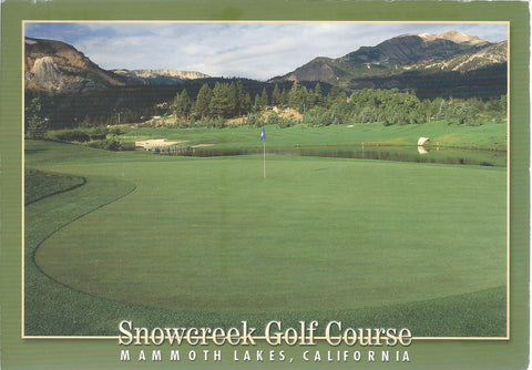 Snowcreek Golf Course Postcard-QTY=50