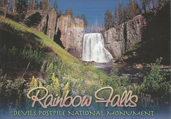 Devil's Postpile Rainbow Falls Postcard-QTY=50