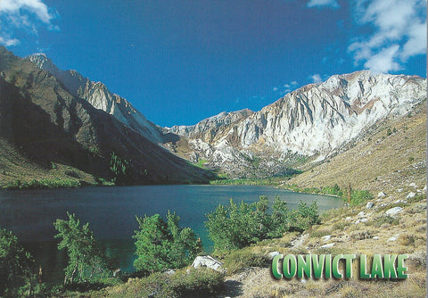 Convict Lake Wide Shot Postcard-QTY=50