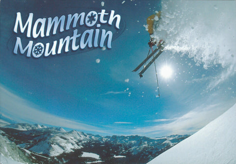 Mammoth Ski Jump Winter Postcard-QTY=50