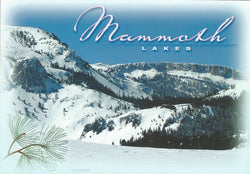 Mammoth Lakes Winter Mountain Side Postcard-QTY=50