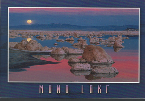 Mono Lake Moon Postcard-QTY=50
