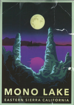 Retro Mono Lake Postcard-QTY=50