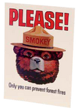 Smokey PLEASE Postcard-QTY=50