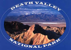Death Valley Mountain Sticker Postcard