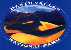 Death Valley Sand Dunes Sticker Postcard 
