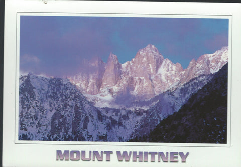 Mount Whitney Postcard-QTY=50