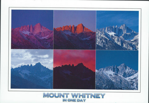 Mt. Whitney In One Day Postcard-QTY=50